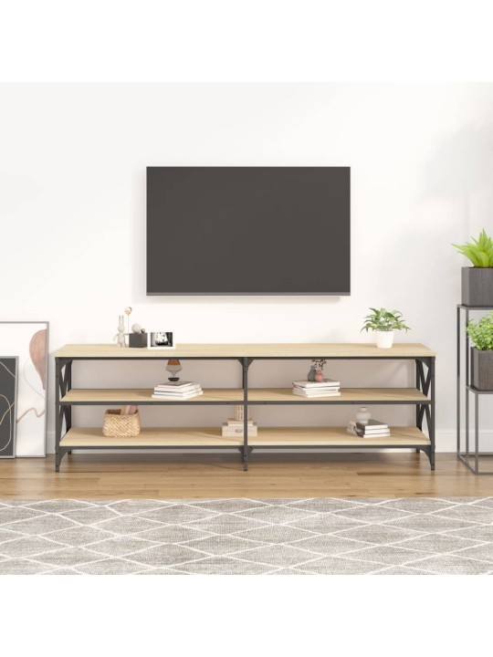 Televizoriaus spintelė, ąžuolo, 160x40x50cm, apdirbta mediena