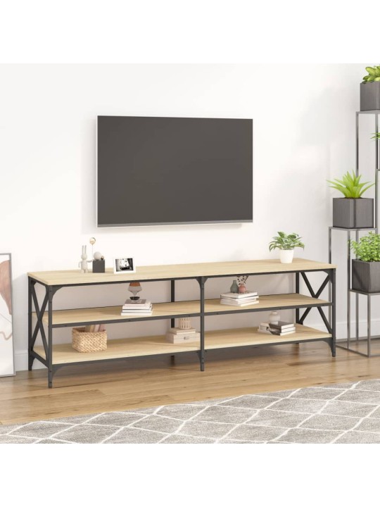Televizoriaus spintelė, ąžuolo, 160x40x50cm, apdirbta mediena