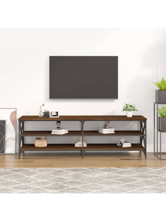 Televizoriaus spintelė, ruda ąžuolo, 160x40x50cm, mediena