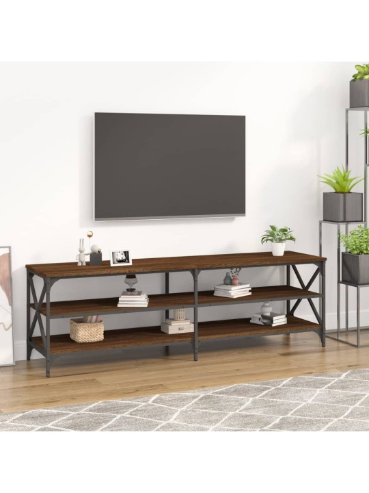 Televizoriaus spintelė, ruda ąžuolo, 160x40x50cm, mediena