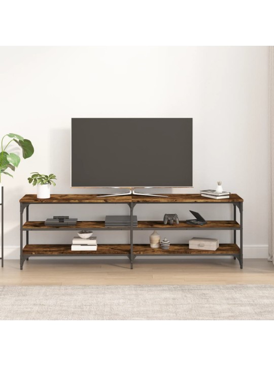 Televizoriaus spintelė, dūminio ąžuolo, 160x30x50cm, mediena