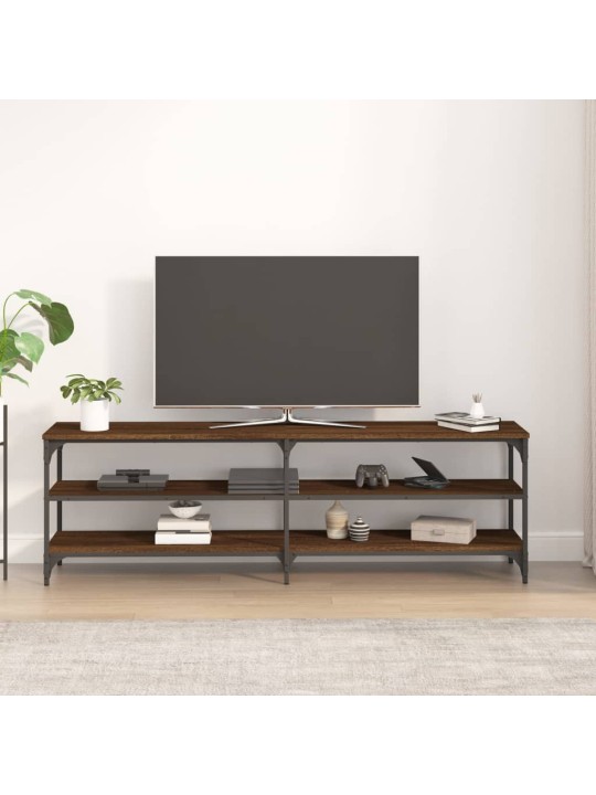 Televizoriaus spintelė, ruda ąžuolo, 160x30x50cm, mediena