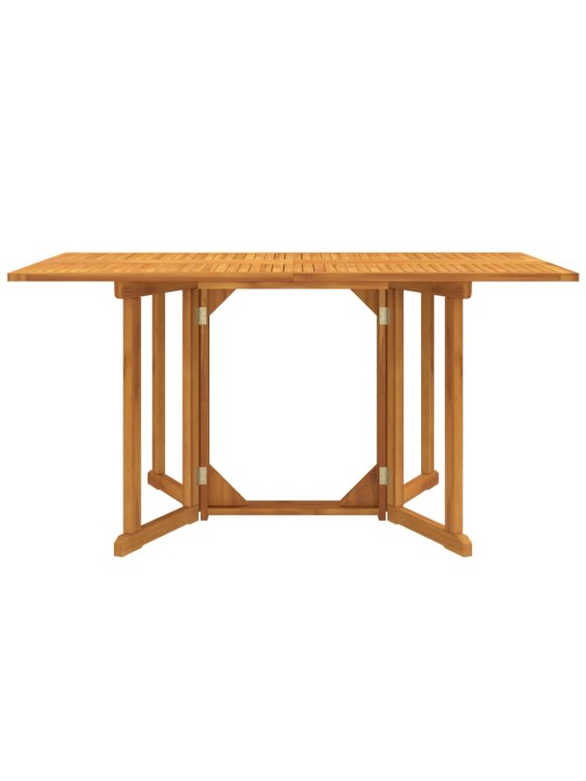 Sulankstomas sodo stalas, 150x90x75cm, tikmedžio masyvas