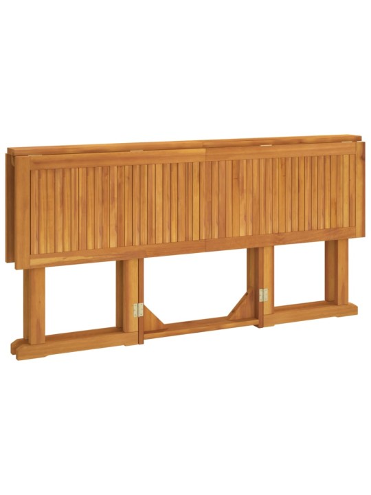 Sulankstomas sodo stalas, 150x90x75cm, tikmedžio masyvas
