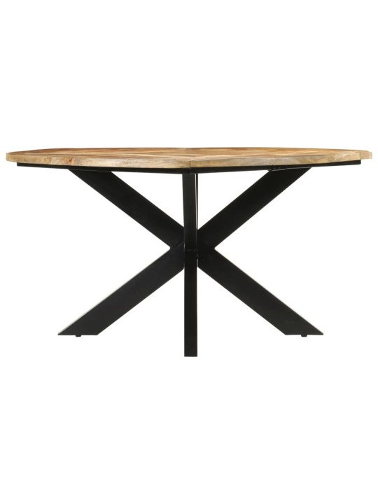 Valgomojo stalas, 150x76cm, neapdorotos mango medienos masyvas
