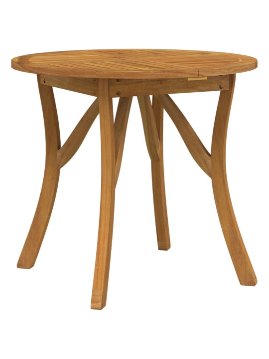Sodo stalas, 85cm skersmens, akacijos medienos masyvas