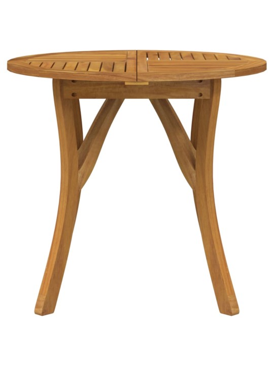 Sodo stalas, 85cm skersmens, akacijos medienos masyvas