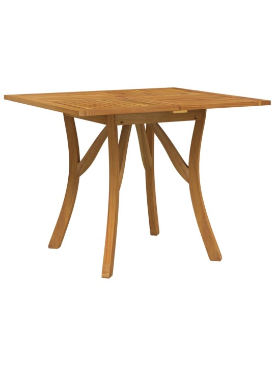 Sodo stalas, 85x85x75cm, akacijos medienos masyvas