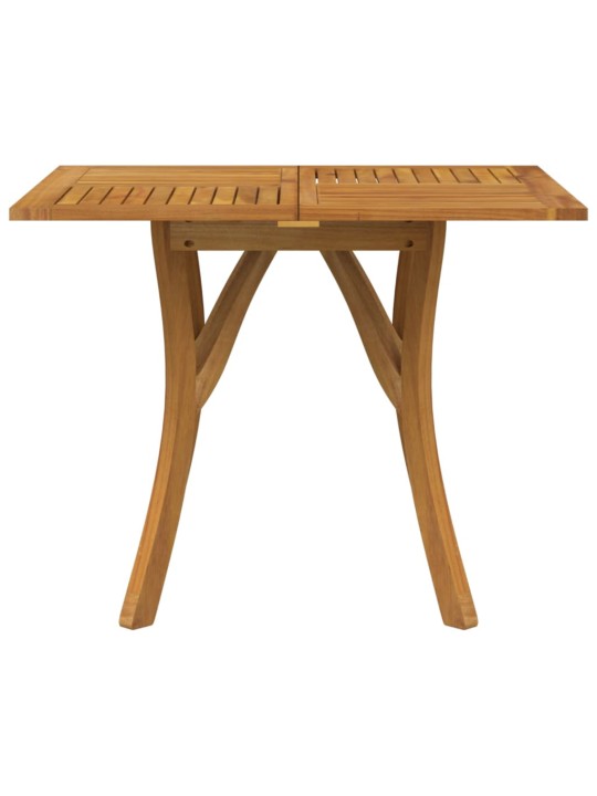 Sodo stalas, 85x85x75cm, akacijos medienos masyvas