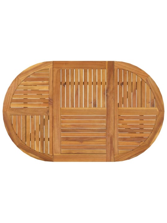 Sodo stalas, 150x90x75cm, akacijos medienos masyvas