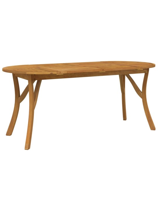 Sodo stalas, 200x90x75cm, akacijos medienos masyvas