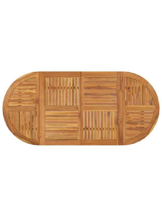 Sodo stalas, 200x90x75cm, akacijos medienos masyvas