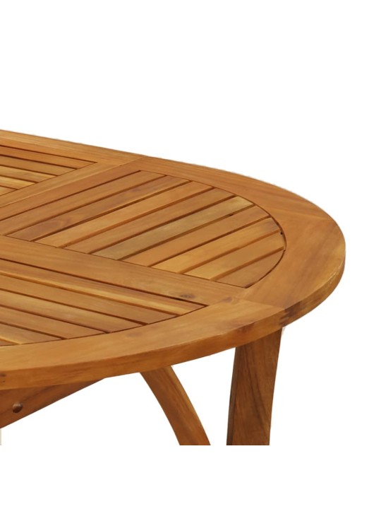Sodo stalas, 200x90x75cm, akacijos medienos masyvas