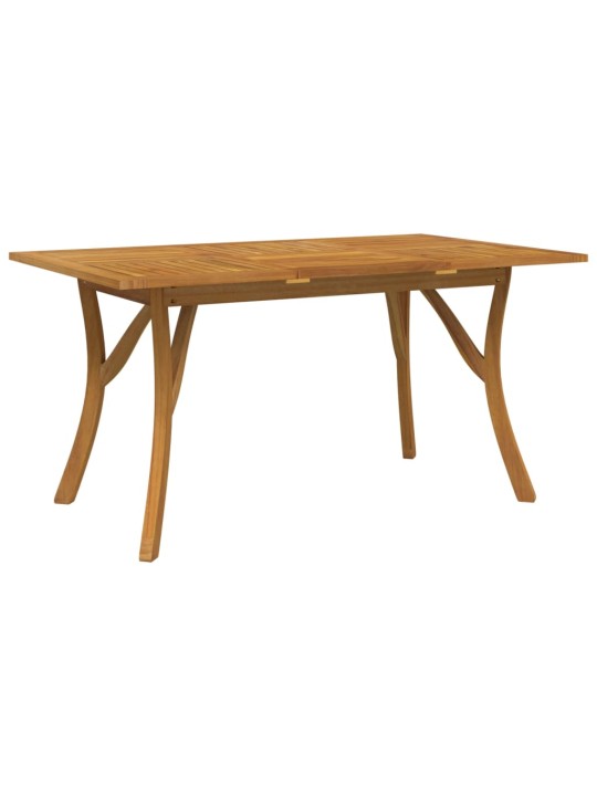 Sodo stalas, 150x90x75cm, akacijos medienos masyvas