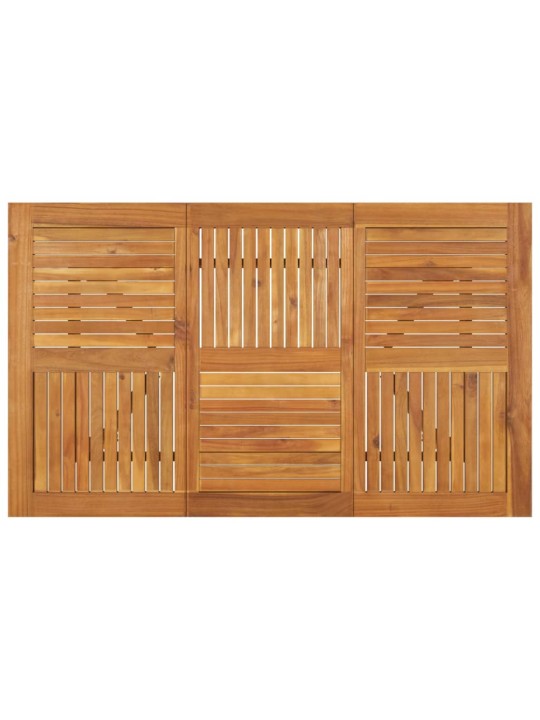 Sodo stalas, 150x90x75cm, akacijos medienos masyvas