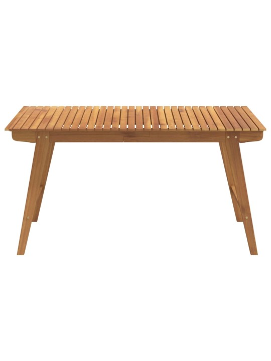 Sodo stalas, 150x90x75cm, akacijos medienos masyvas