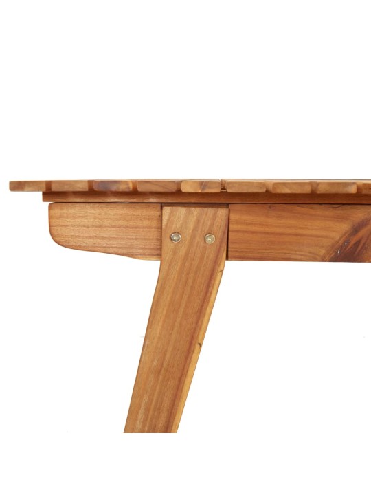 Sodo stalas, 150x90x75cm, akacijos medienos masyvas