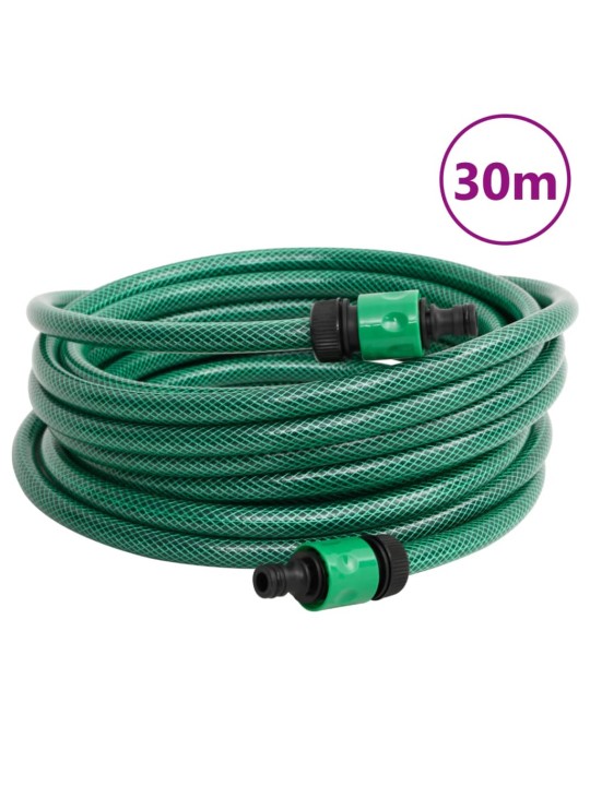 Baseino žarna, žalios spalvos, 30m, PVC