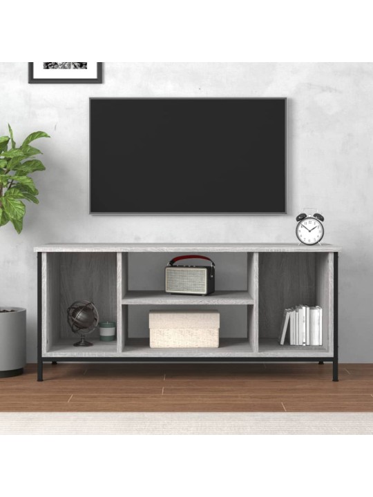 Televizoriaus spintelė, pilka ąžuolo, 102x35x45cm, mediena
