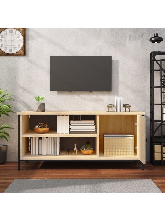 Televizoriaus spintelė, ąžuolo, 100x40x45cm, apdirbta mediena