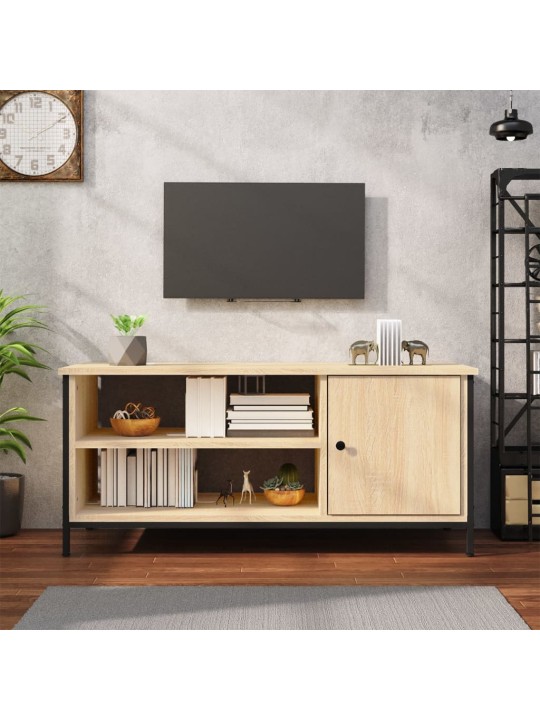 Televizoriaus spintelė, ąžuolo, 100x40x45cm, apdirbta mediena