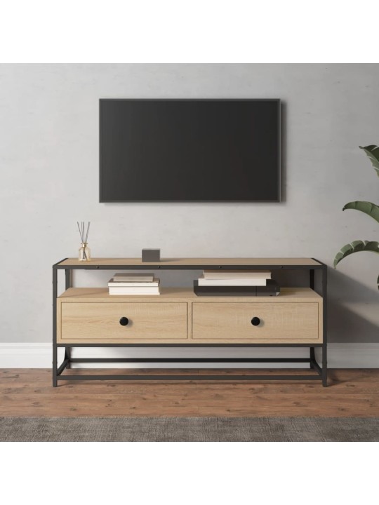 Televizoriaus spintelė, ąžuolo, 100x35x45cm, apdirbta mediena