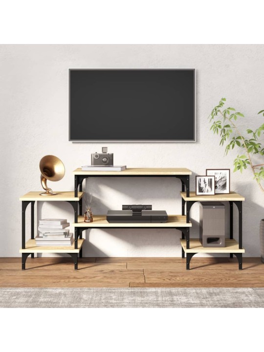 Televizoriaus spintelė, ąžuolo, 117x35x52cm, apdirbta mediena
