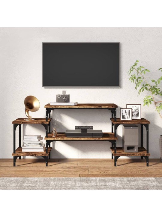 Televizoriaus spintelė, dūminio ąžuolo, 117x35x52cm, mediena