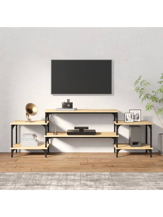 Televizoriaus spintelė, ąžuolo, 157x35x52cm, apdirbta mediena