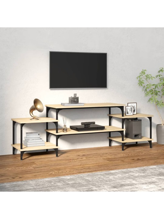 Televizoriaus spintelė, ąžuolo, 157x35x52cm, apdirbta mediena