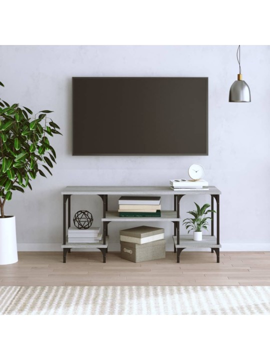 Televizoriaus spintelė, pilka ąžuolo, 102x35x45,5cm, mediena