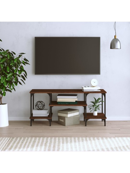 Televizoriaus spintelė, ruda ąžuolo, 102x35x45,5cm, mediena