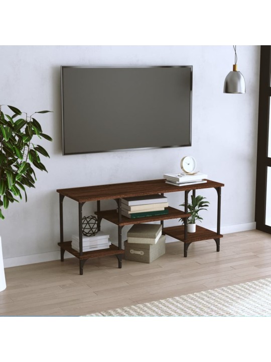Televizoriaus spintelė, ruda ąžuolo, 102x35x45,5cm, mediena
