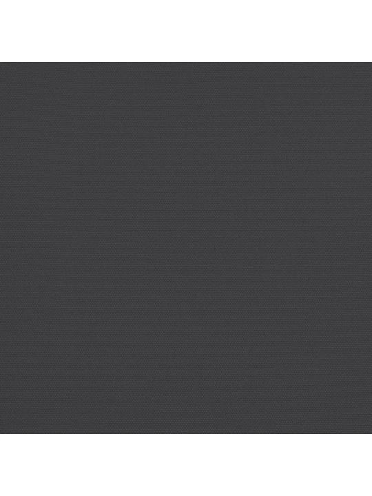 Sodo skėtis su mediniu stulpu, juodos spalvos, 299x240cm