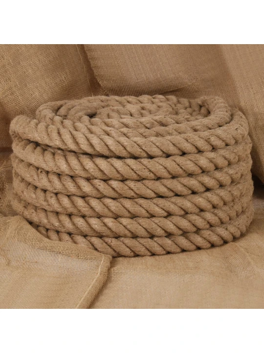 Džiuto virvė, 5 m ilgio, 40 mm storio