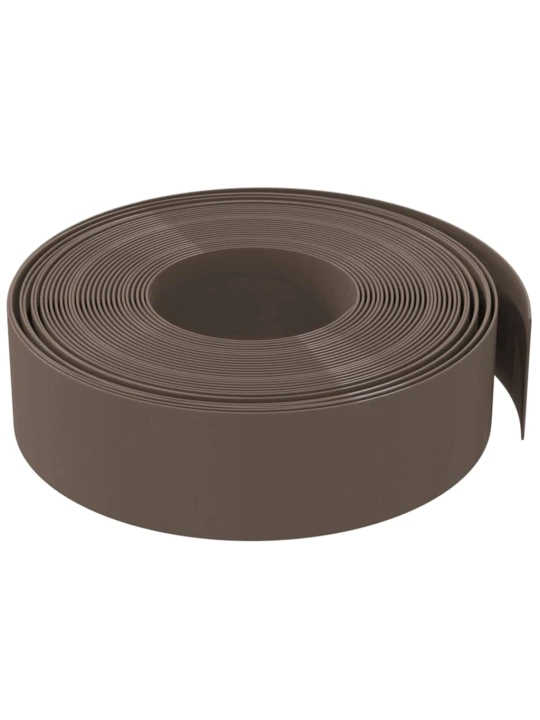 Sodo apvadas, rudos spalvos, 10m, 15cm, polietilenas