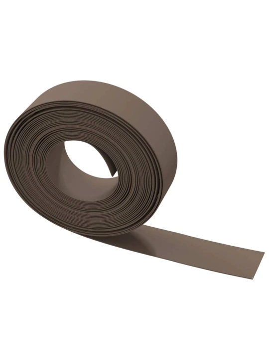 Sodo apvadas, rudos spalvos, 10m, 15cm, polietilenas