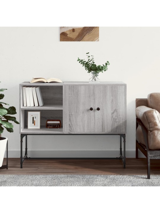 Šoninė spintelė, pilka ąžuolo, 100x40x79,5cm, apdirbta mediena