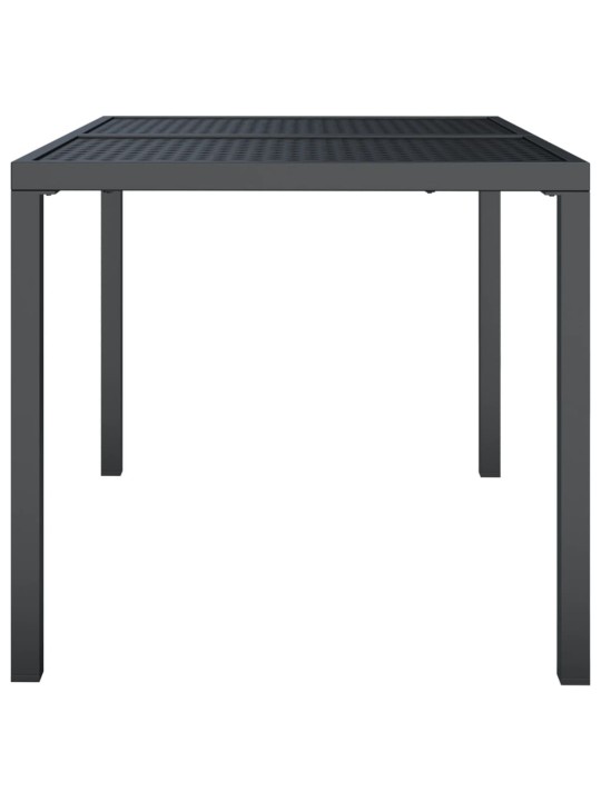 Sodo stalas, antracito spalvos, 110x80x72cm, plienas