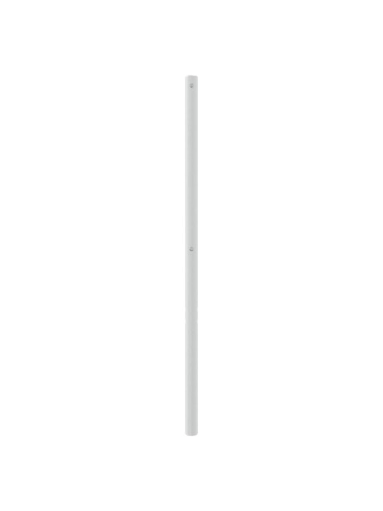 Metalinis galvūgalis, baltos spalvos, 100cm