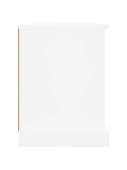 Televizoriaus spintelė, balta, 73x35,5x47,5cm, apdirbta mediena