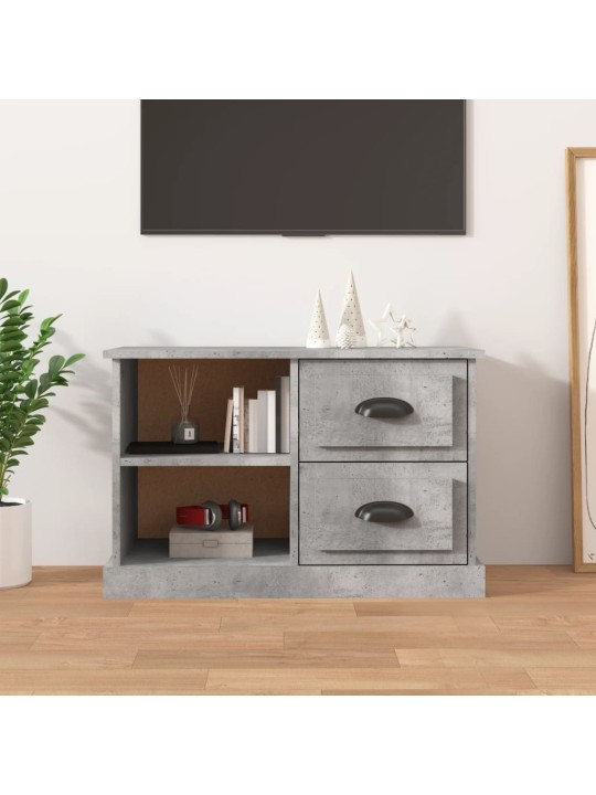 Televizoriaus spintelė, betono pilka, 73x35,5x47,5cm, mediena