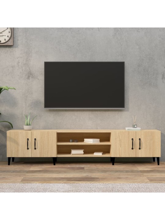Televizoriaus spintelė, ąžuolo, 180x31,5x40cm, apdirbta mediena