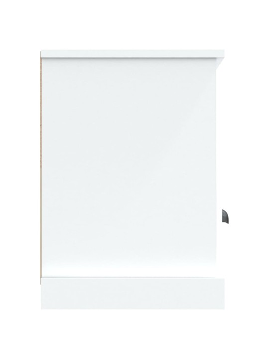 Televizoriaus spintelė, balta, 100x35x50cm, apdirbta mediena