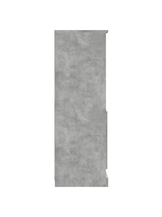 Komoda, betono pilka, 60x35,5x103,5cm, apdirbta mediena