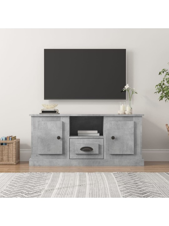 Televizoriaus spintelė, betono pilka, 100x35,5x45cm, mediena