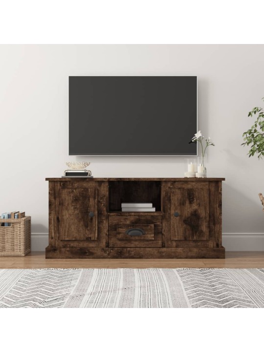 Televizoriaus spintelė, dūminio ąžuolo, 100x35,5x45cm, mediena