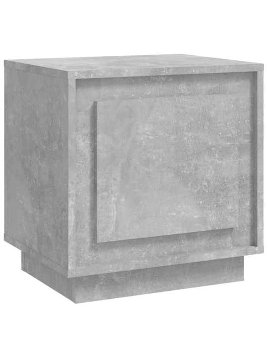 Naktinė spintelė, betono pilka, 44x35x45cm, apdirbta mediena