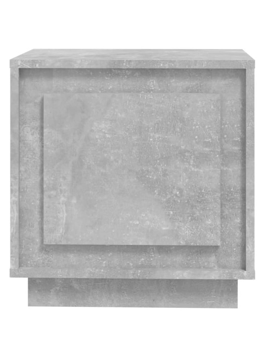 Naktinė spintelė, betono pilka, 44x35x45cm, apdirbta mediena