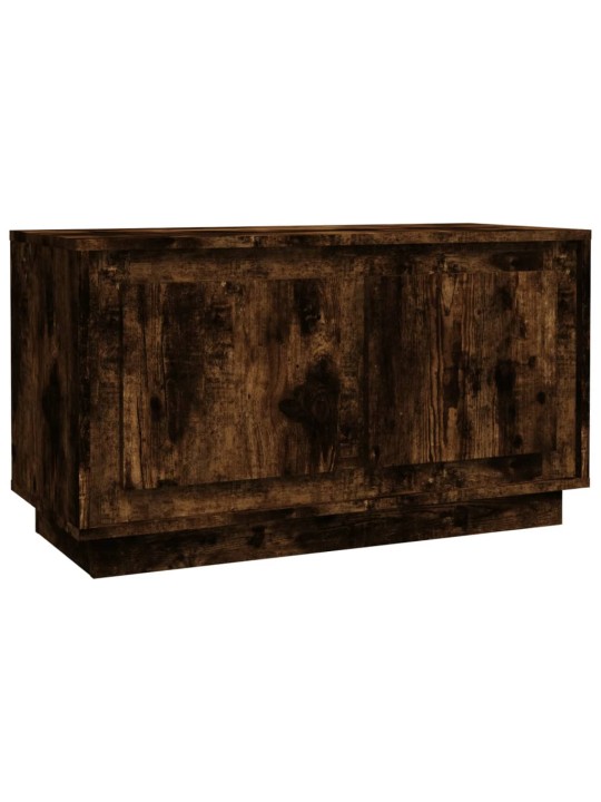 Televizoriaus spintelė, dūminio ąžuolo, 80x35x45cm, mediena